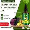 Derma Roller & Ginger Hair Oil
